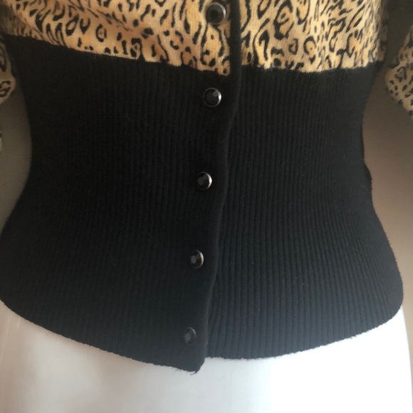 Guess animal print cardigan sweater - Picture 4 of 5